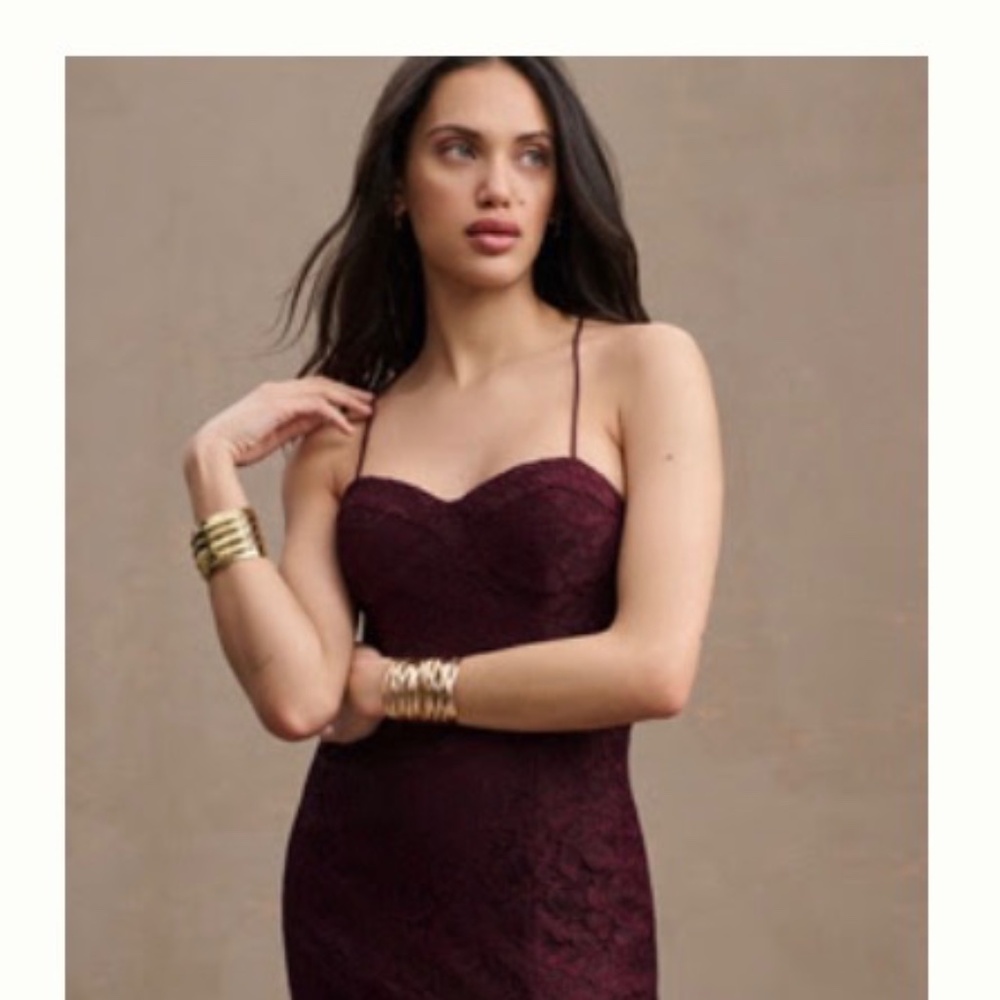NWT BHLDN EMMA SWEETHEART LACE GOWN